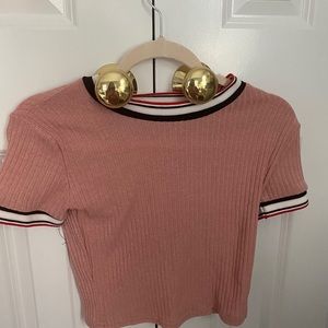 Pink crop top!